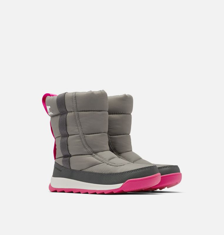 Kids Snow Boots Grey - Sorel Childrens Whitney™ II Puffy Mid - 817-VINKOE